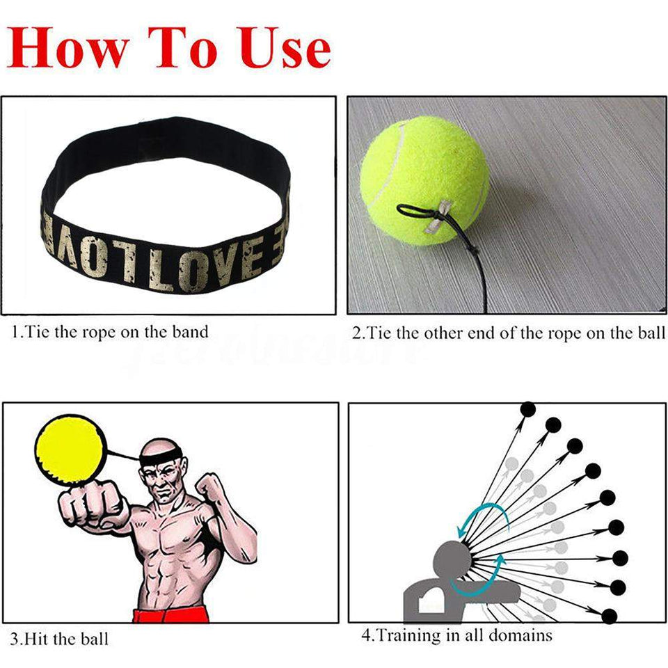 REFLEX SPEED TRAINING BOXING PUNCH MUAY THAI EXERCISE %